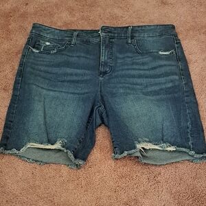 Sofia Womens Short Bermuba Jean Shorts Size 12.